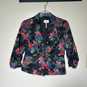 Colorful Floral Blazer